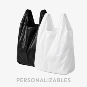 Bolsa plásticas de Manija Tipo Camiseta