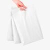 Bolsas Plásticas para Comercio Blancas tipo Boutique