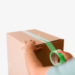 Cinta Pegante Verdosa Industrial En Rollos