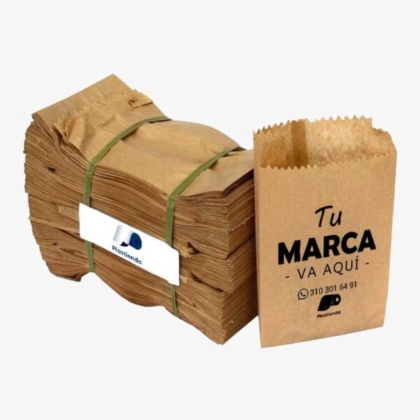 Bolsas de papel Clásicas Kraft Personalizadas - Imagen 4