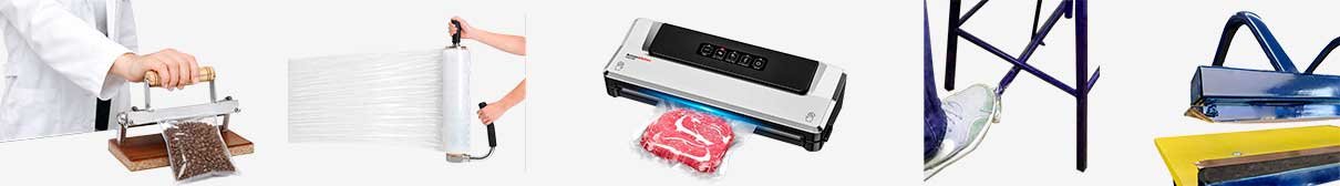 Selladora de bolsas de Pedal