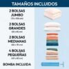 VROP_5- Bolsas de Empaque al Vacío para Ropa + Bomba Manual